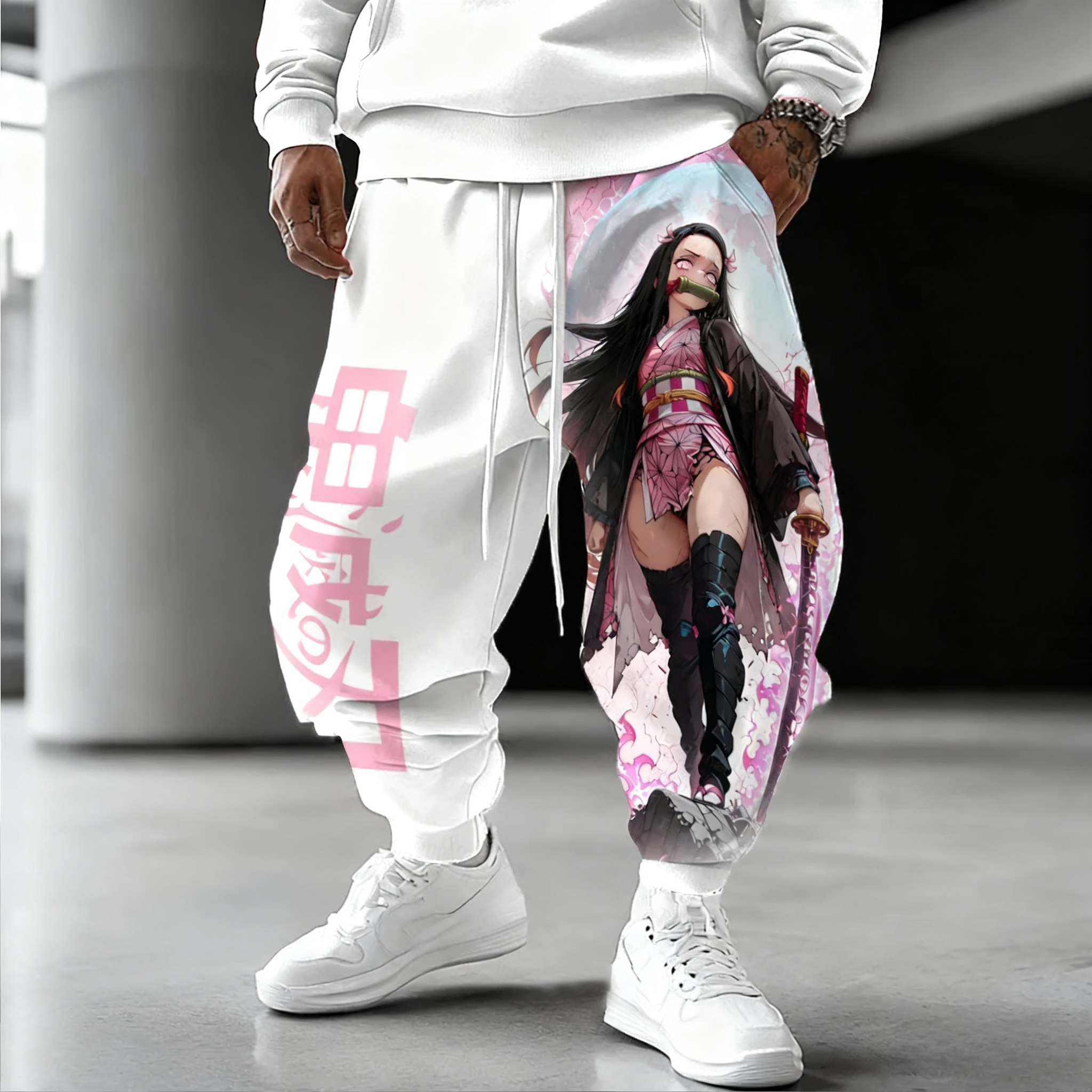 Winter Clothing In Japan - Demon Slayer Cotton Pants 2025 Autumn/Winter