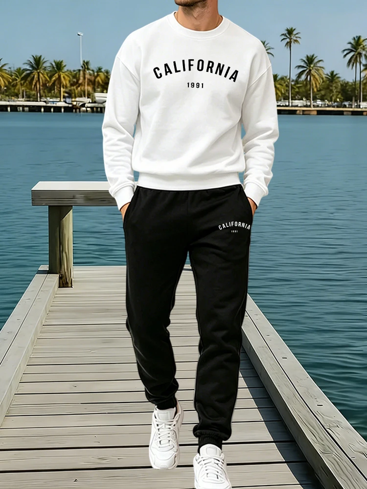 Winter Clothing Usa - Tracksuit for Man Casual O Neck