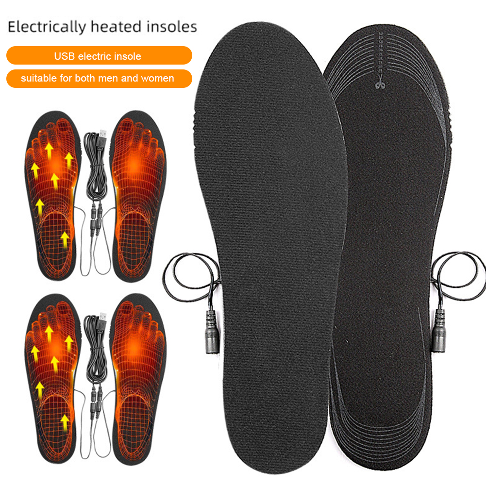 USB Heated Shoe Insoles Electr - Heated Insole Rechargeable avaliação e preço