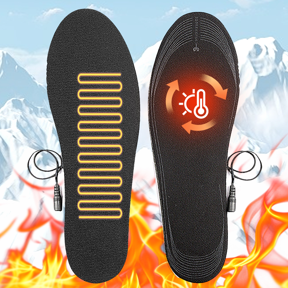 USB Heated Shoe Insoles Electr - Heated Insole Rechargeable avaliação e preço