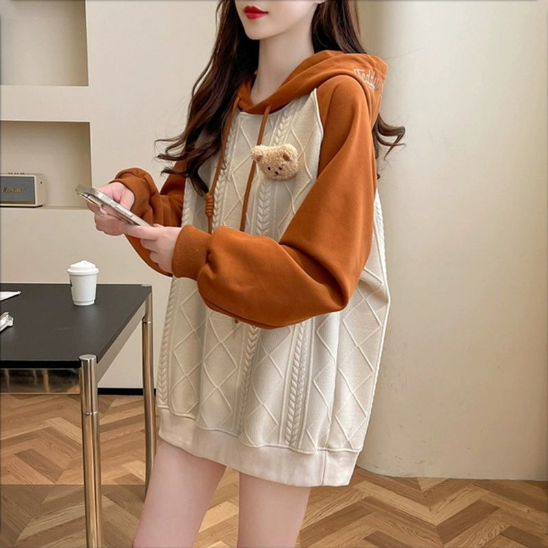 Pink Female Hooded Top Cute Y  - Winter Clothing Essentials For Women avaliação e preço