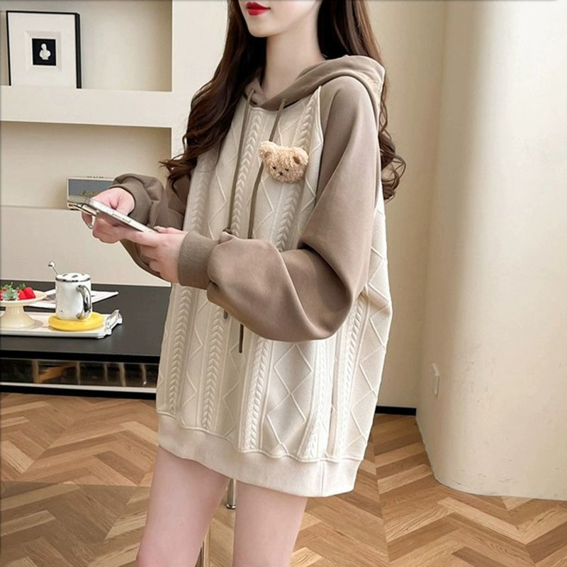 Pink Female Hooded Top Cute Y  - Winter Clothing Essentials For Women avaliação e preço