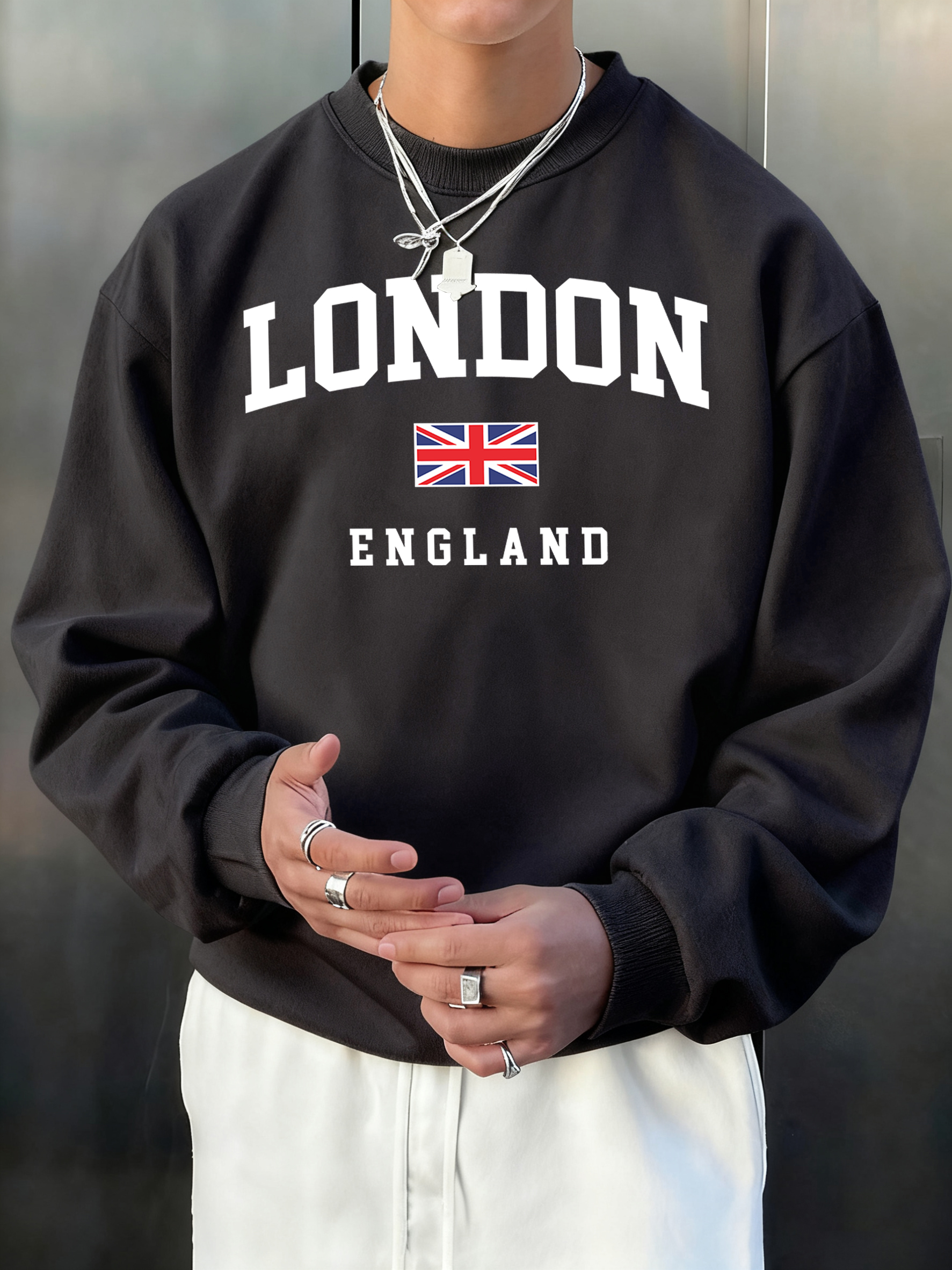 London England Letter Flag Pri - Winter Clothing London avaliação e preço