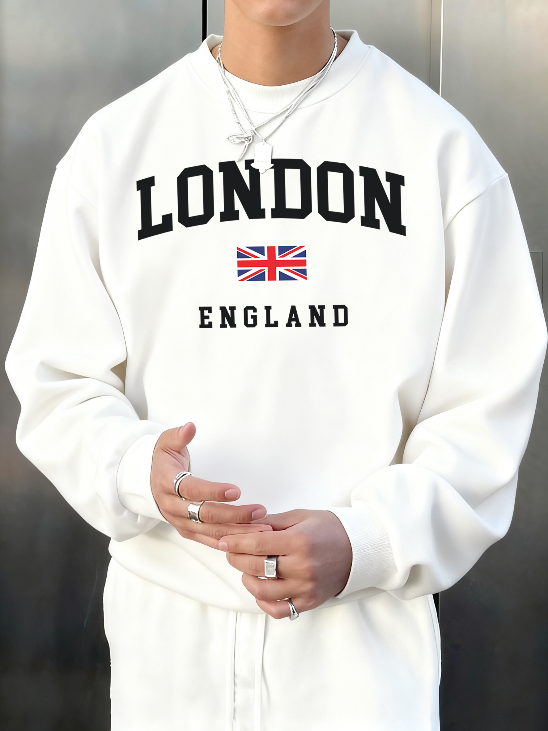 London England Letter Flag Pri - Winter Clothing London avaliação e preço