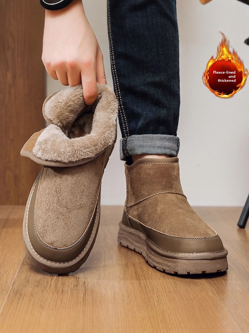 Men's Winter Snow Boots Thicke - Snow Boot Fur Lined avaliação e preço