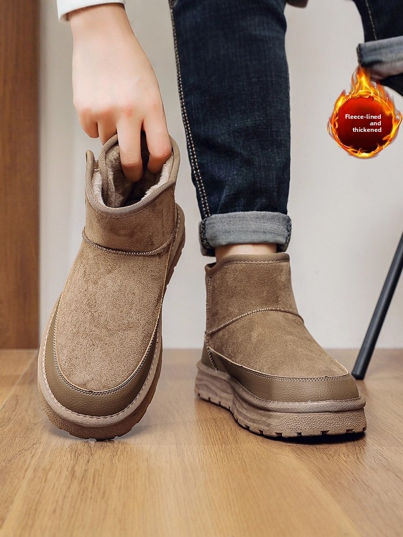 Men's Winter Snow Boots Thicke - Snow Boot Fur Lined avaliação e preço