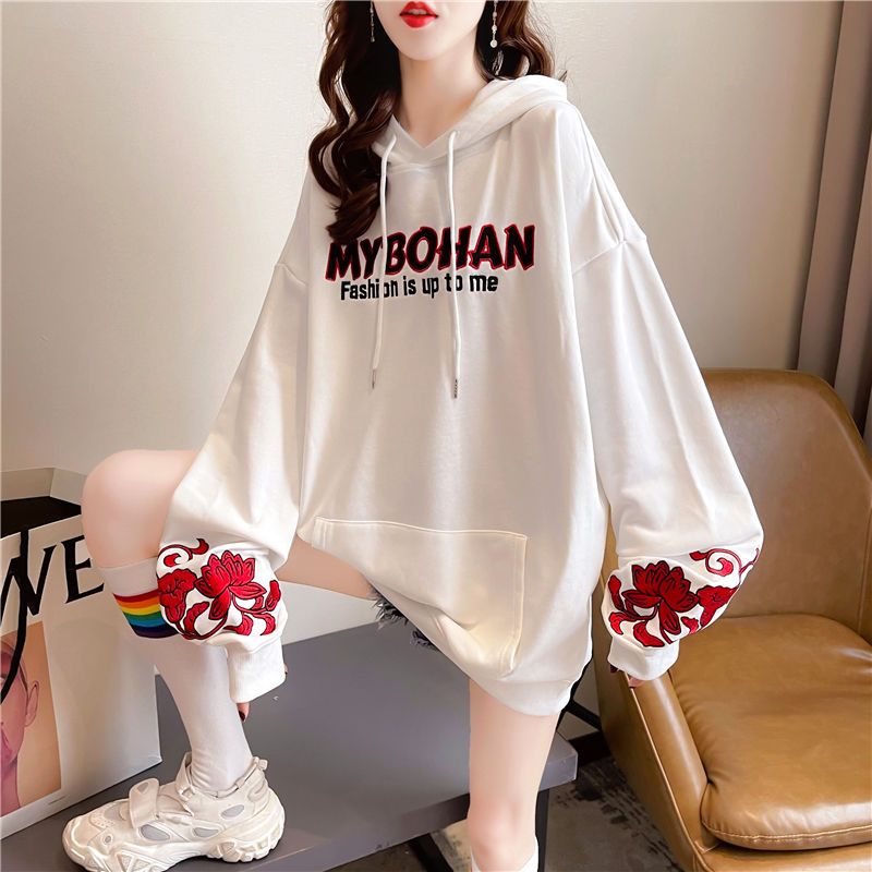 Printed Woman Hooded Tops Spri - Winter Clothing Essentials For Women avaliação e preço