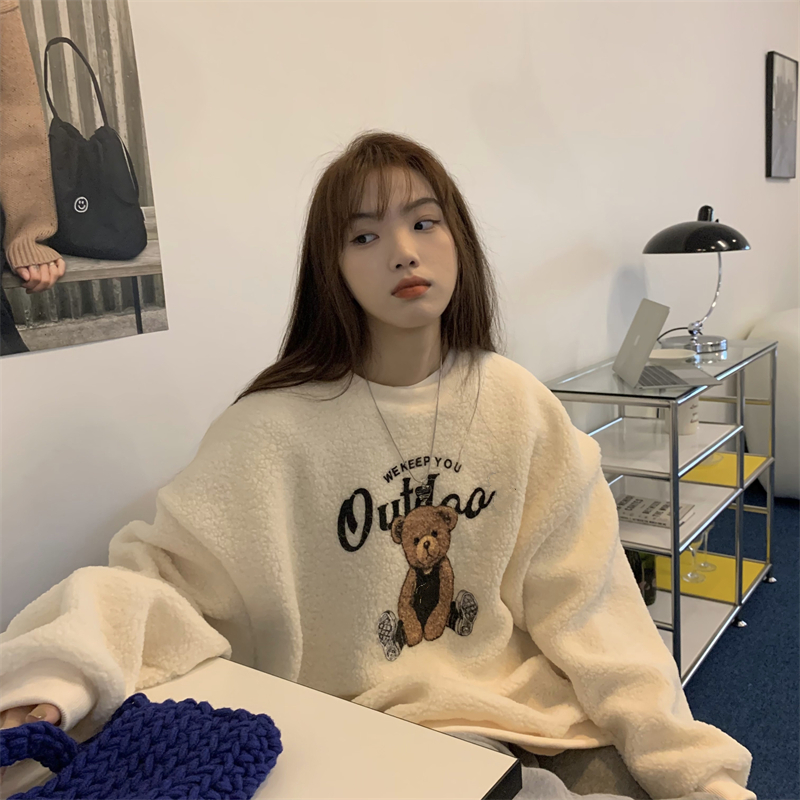 Affordable Warm Lamb Fur Sweat - Winter Clothing Affordable avaliação e preço