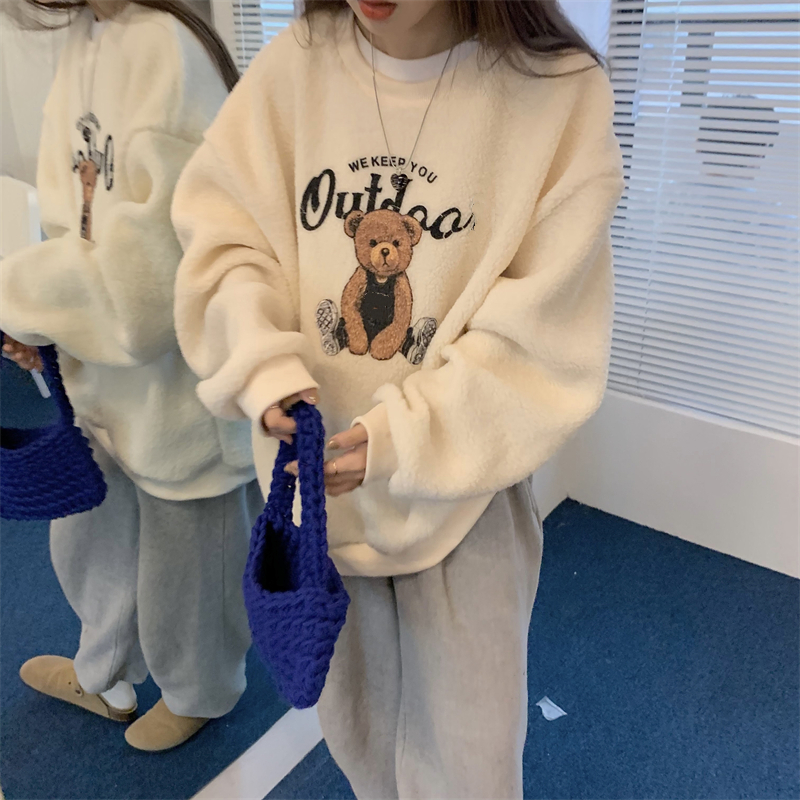 Affordable Warm Lamb Fur Sweat - Winter Clothing Affordable avaliação e preço