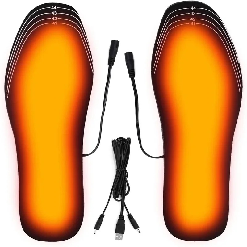 USB Heated Shoe Insoles Electr - Heated Insole Rechargeable avaliação e preço