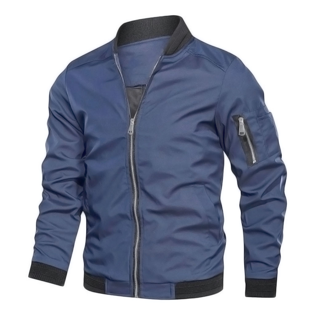 Fall Winter Quality New Men's  - Quality Winter Clothing Bomber Jacket avaliação e preço