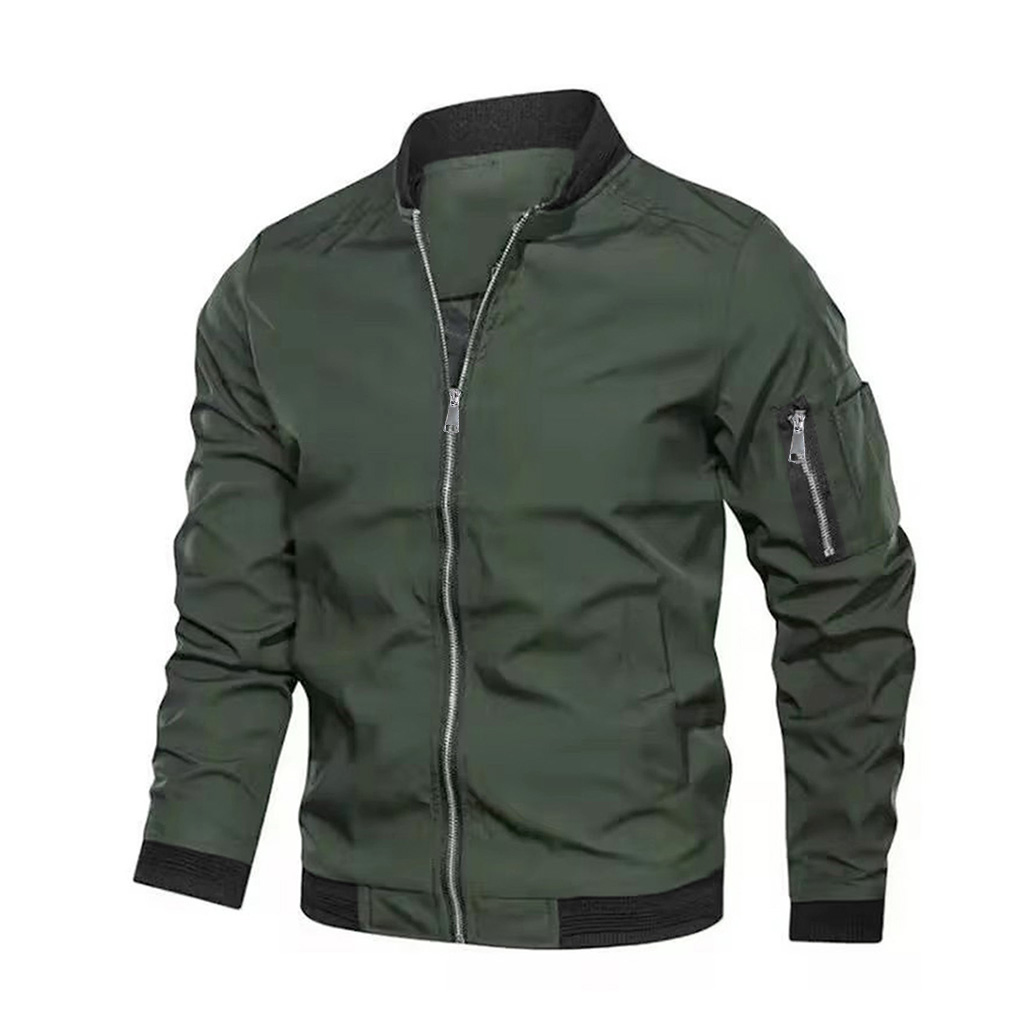 Fall Winter Quality New Men's  - Quality Winter Clothing Bomber Jacket avaliação e preço