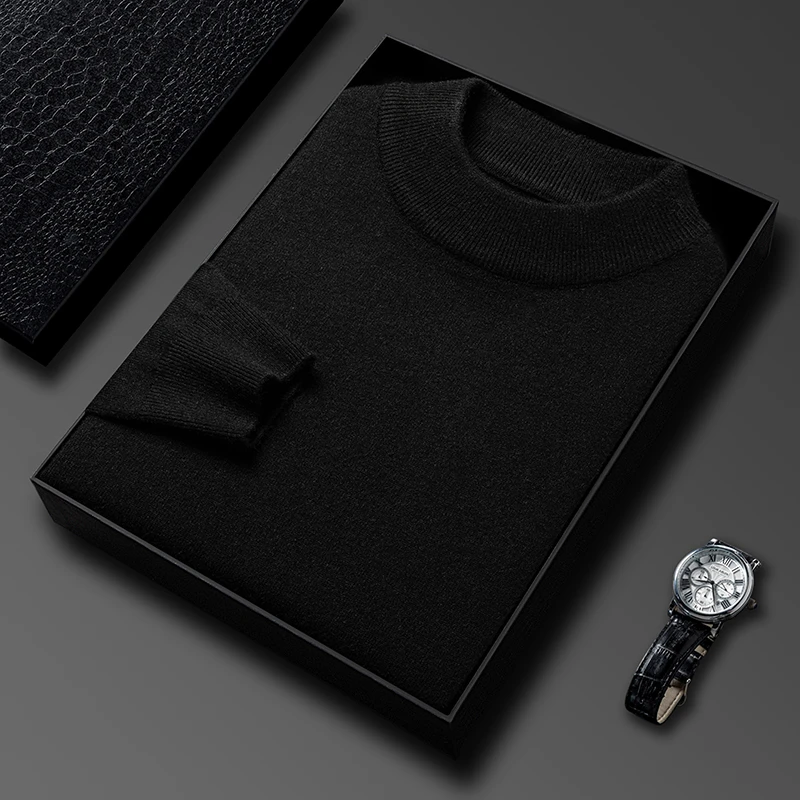 Half Turtleneck Knitwear Sweat - Winter Clothing Brand avaliação e preço