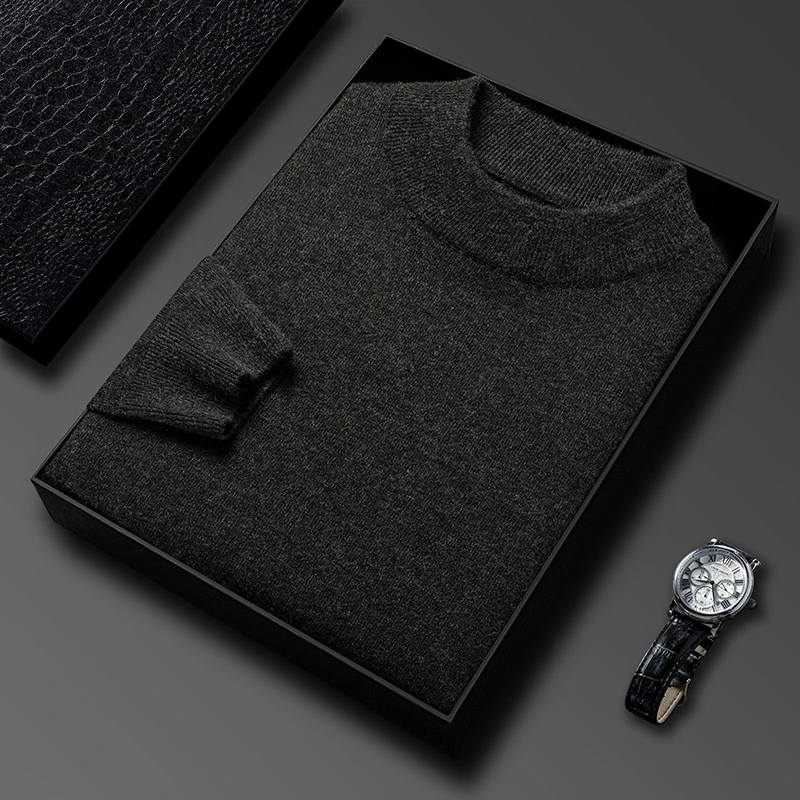 Half Turtleneck Knitwear Sweat - Winter Clothing Brand avaliação e preço