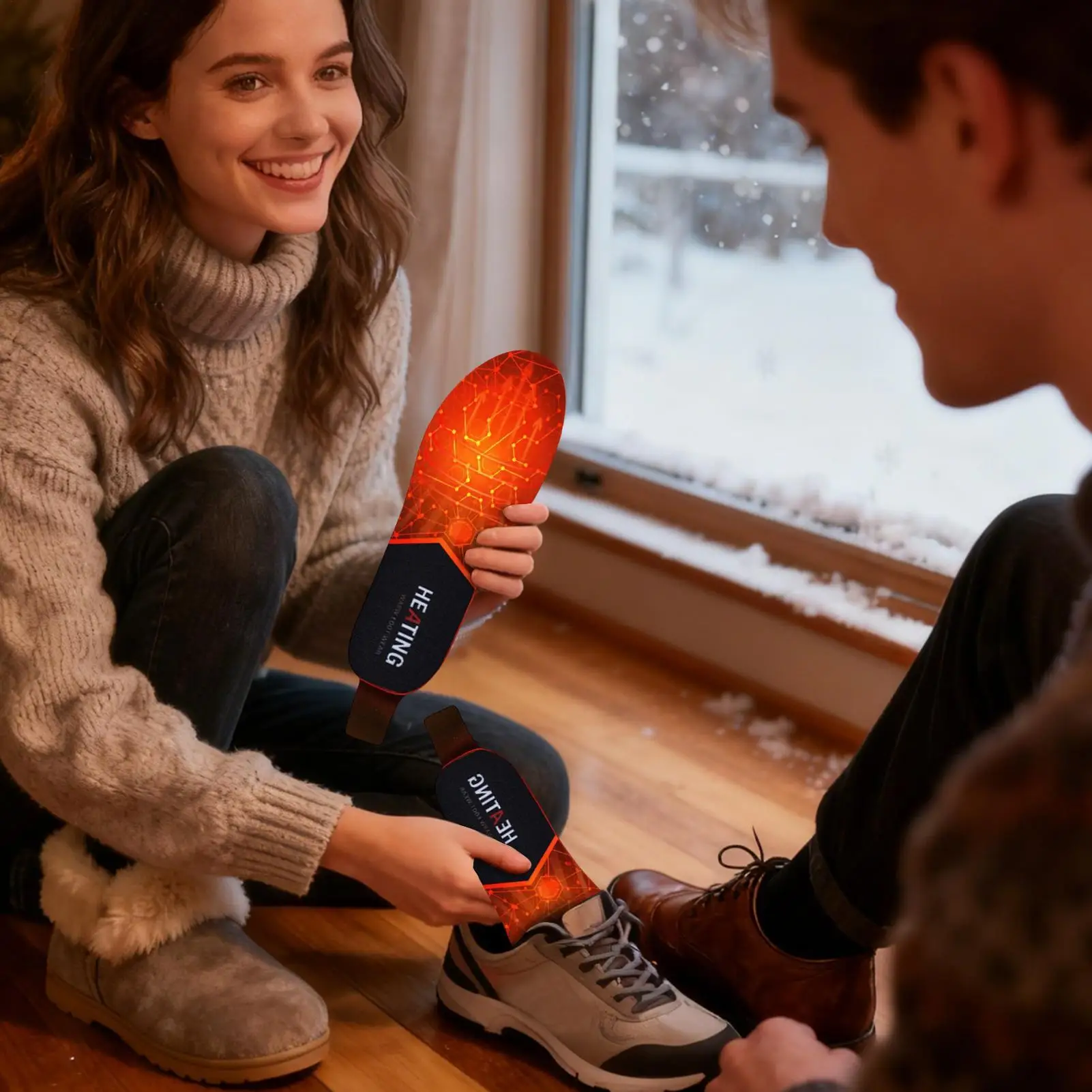 2000mah Electric Heated Insole - Heated Insole Rechargeable avaliação e preço