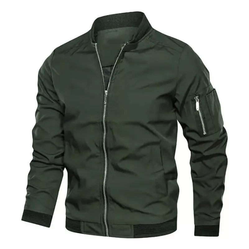 Fall Winter Quality New Men's  - Quality Winter Clothing Bomber Jacket avaliação e preço