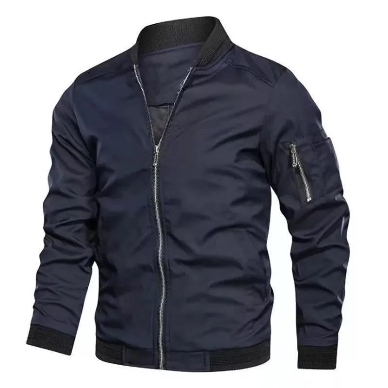 Fall Winter Quality New Men's  - Quality Winter Clothing Bomber Jacket avaliação e preço