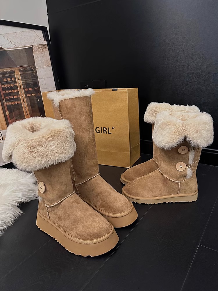 Winter Plush Lined Extra Warm  - Snow Boot Fur Lined avaliação e preço