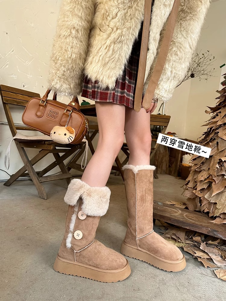Winter Plush Lined Extra Warm  - Snow Boot Fur Lined avaliação e preço
