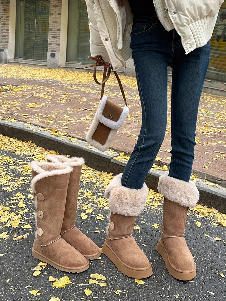 Winter Plush Lined Extra Warm  - Snow Boot Fur Lined avaliação e preço