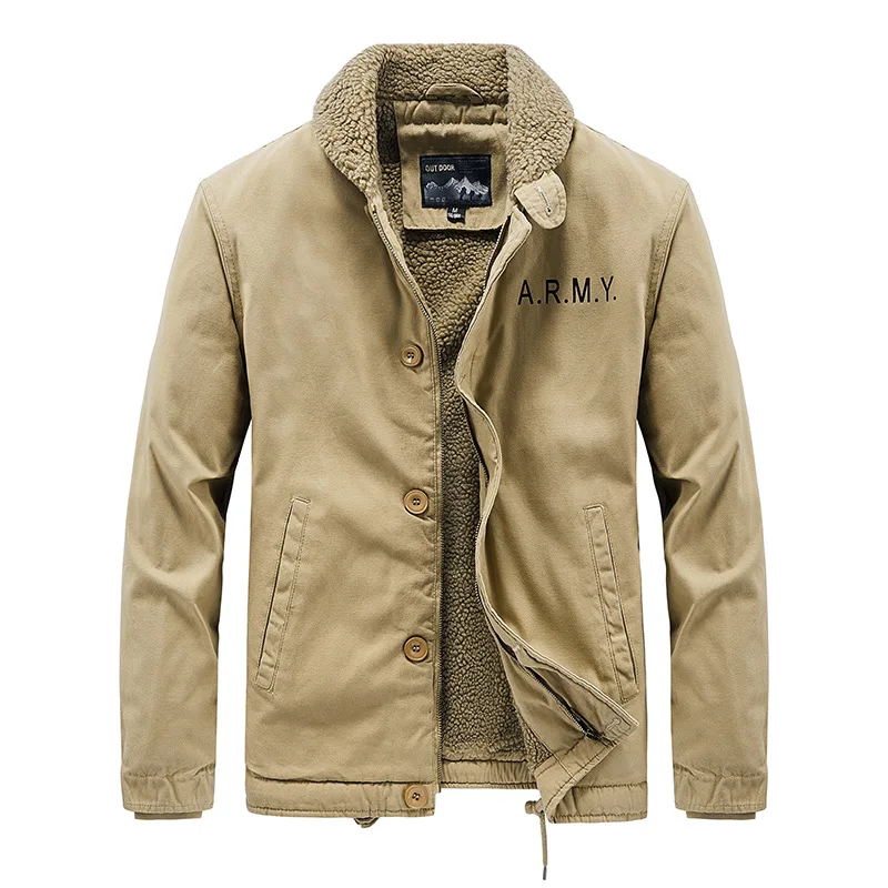 New Winter Men Bomber Jackets  - Quality Winter Clothing Bomber Jacket avaliação e preço