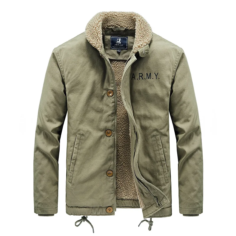 New Winter Men Bomber Jackets  - Quality Winter Clothing Bomber Jacket avaliação e preço