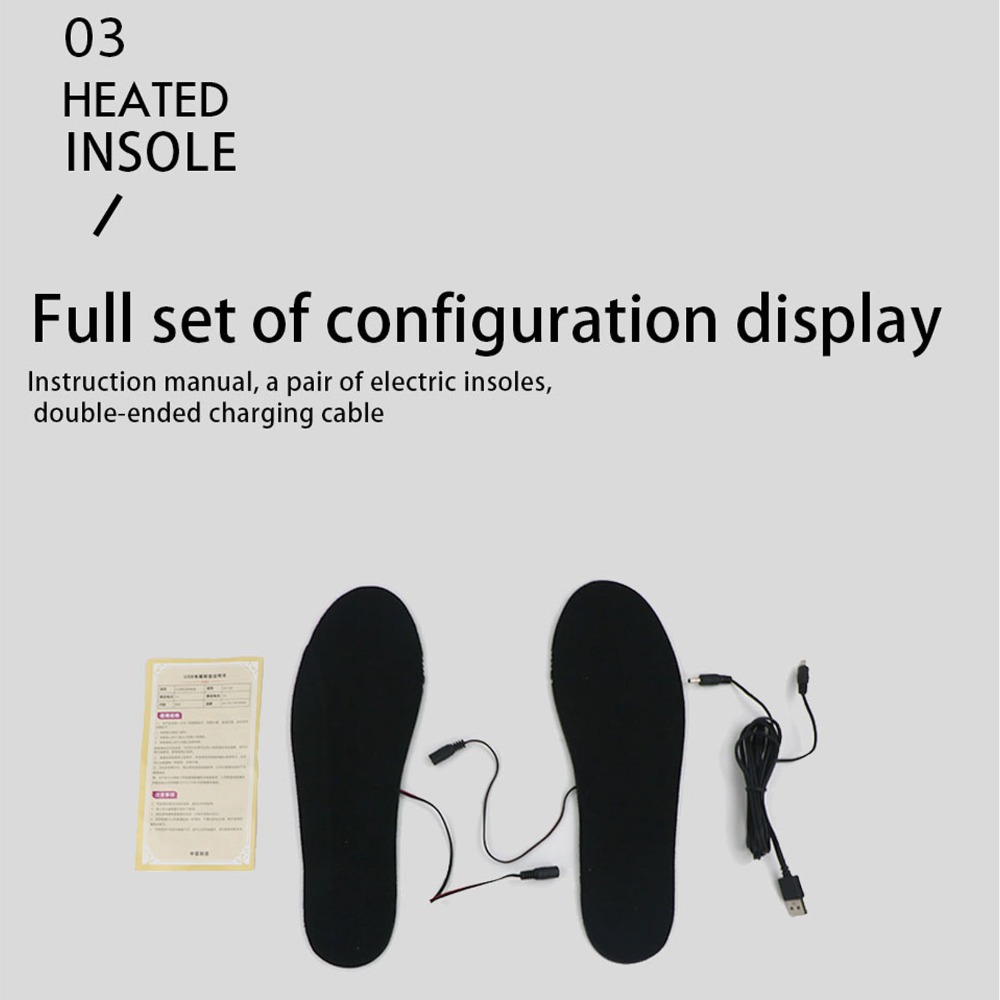Energy Saving USB Powered Heat - Heated Insole Rechargeable avaliação e preço
