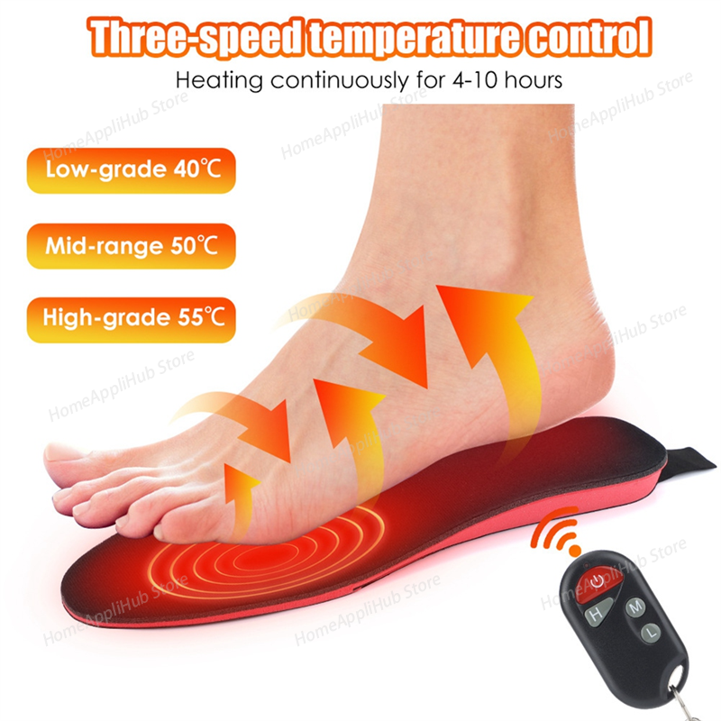 USB Heated Shoe Insoles Rechar - Heated Insole Rechargeable avaliação e preço