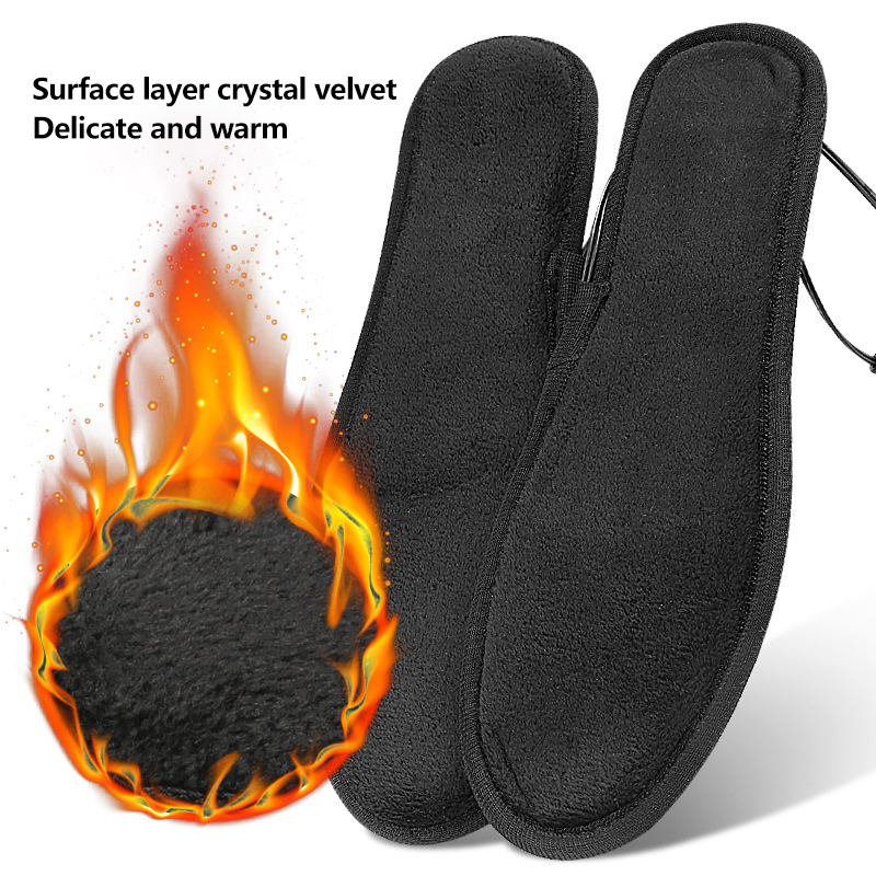 USB Heated Shoe Insoles Electr - Heated Insole Rechargeable avaliação e preço