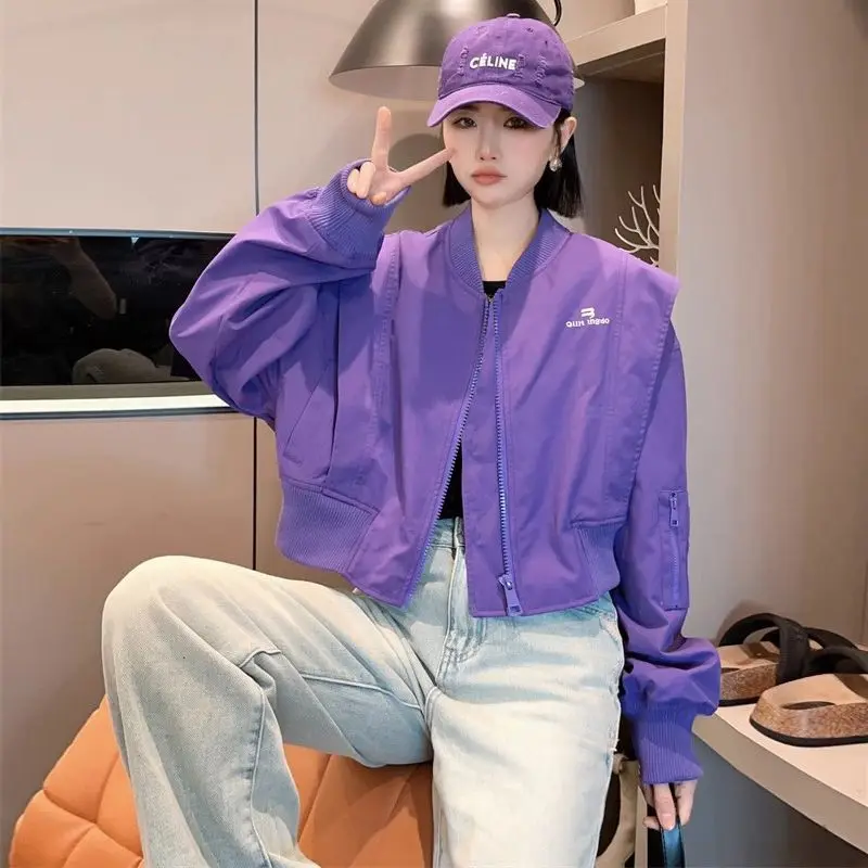 Women's Bomber Jackets Spring  - Quality Winter Clothing Bomber Jacket avaliação e preço