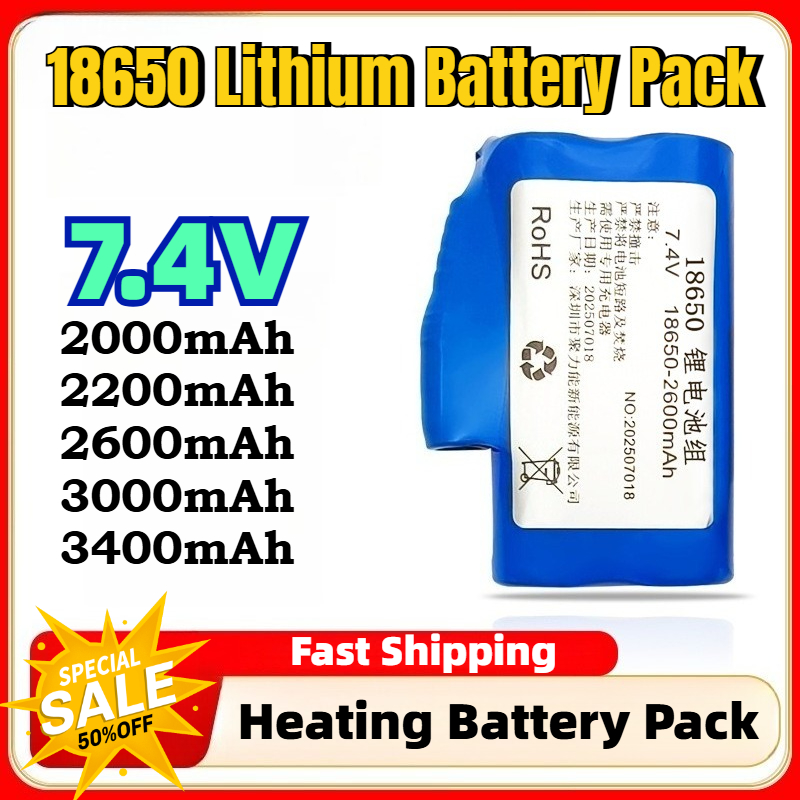 7.4V 2600mAh-3400mAh 18650 Rec - Heated Insole Rechargeable avaliação e preço