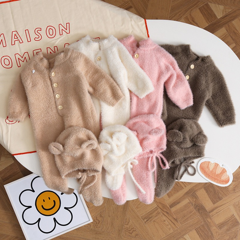 Unisex Baby Thickened Footed   - Winter Clothing Label avaliação e preço