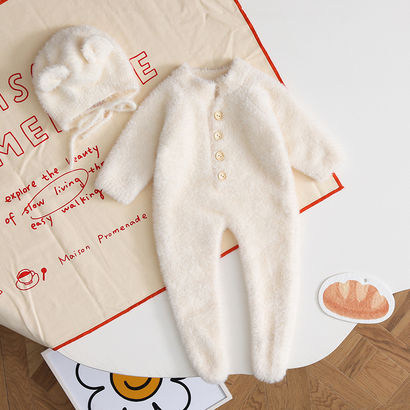 Unisex Baby Thickened Footed   - Winter Clothing Label avaliação e preço