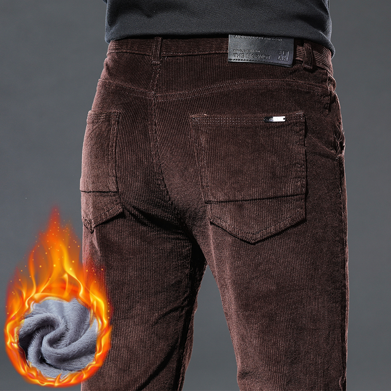Winter New Men's Corduroy Flee - Winter Clothing Brand avaliação e preço