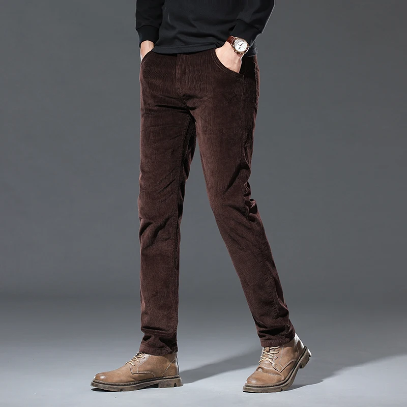 Winter New Men's Corduroy Flee - Winter Clothing Brand avaliação e preço