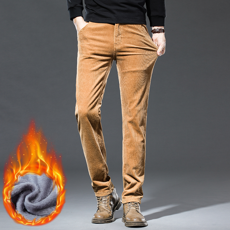 Winter New Men's Corduroy Flee - Winter Clothing Brand avaliação e preço