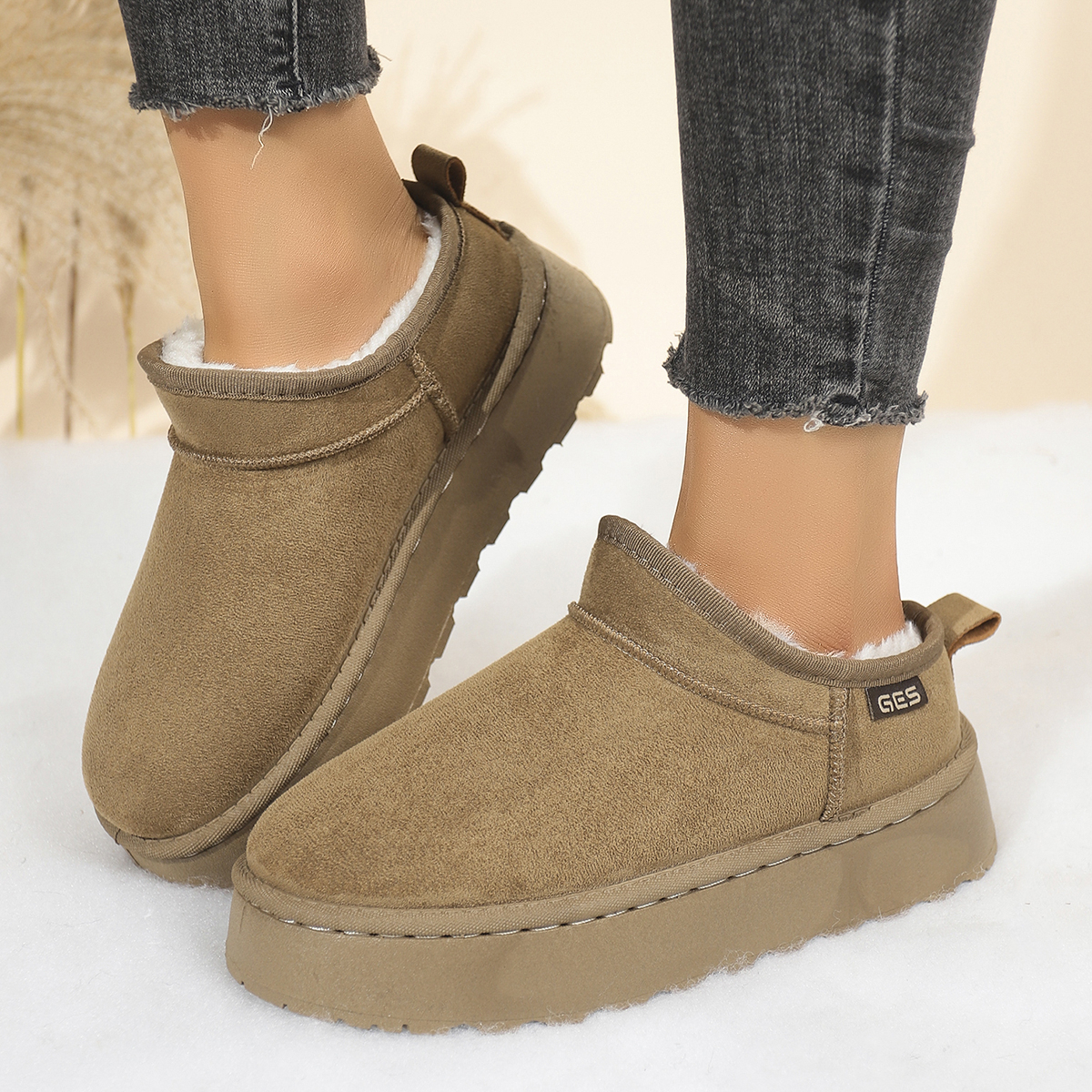 Winter Women Thermal Insulated - Snow Boot Fur Lined avaliação e preço