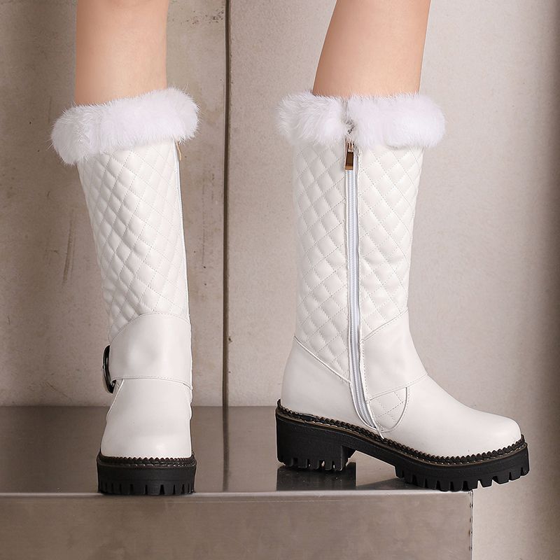 ORCHALISA Women's Winter Mid C - Snow Boot Fur Lined avaliação e preço