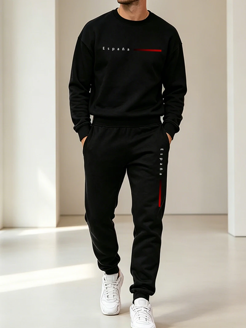 Running Mens Tracksuit Casual  - Winter Clothing Usa avaliação e preço