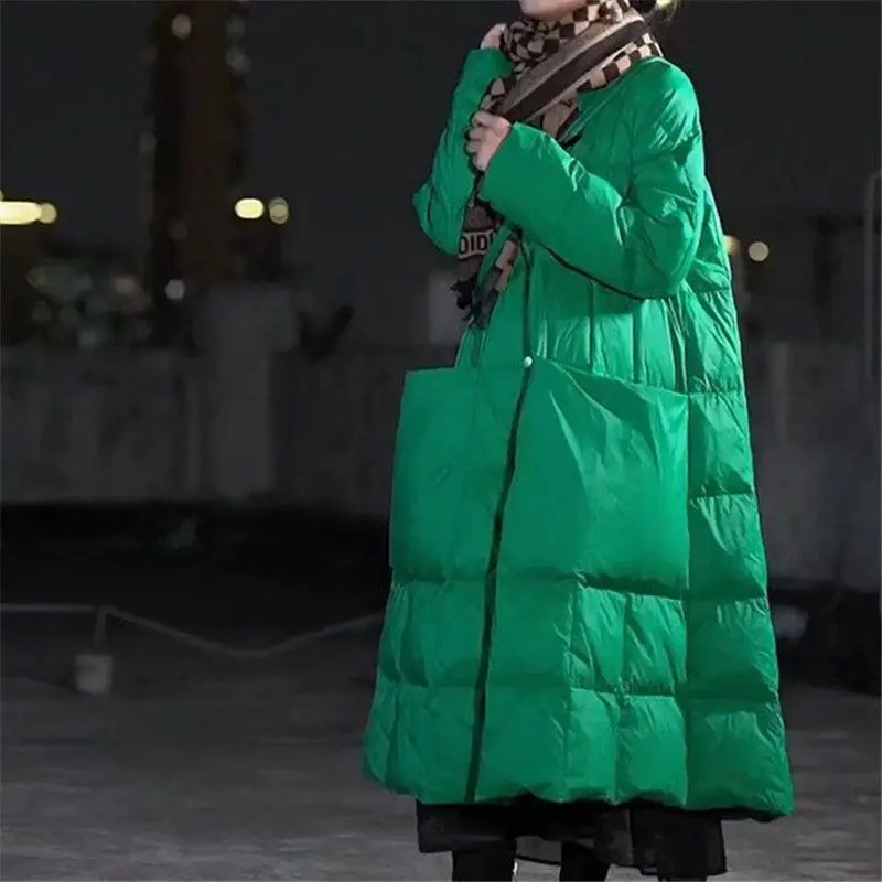 Oversize Long Down Jacket Big  - Winter Clothing Brand avaliação e preço
