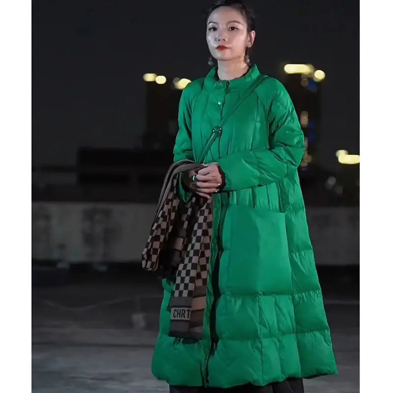 Oversize Long Down Jacket Big  - Winter Clothing Brand avaliação e preço