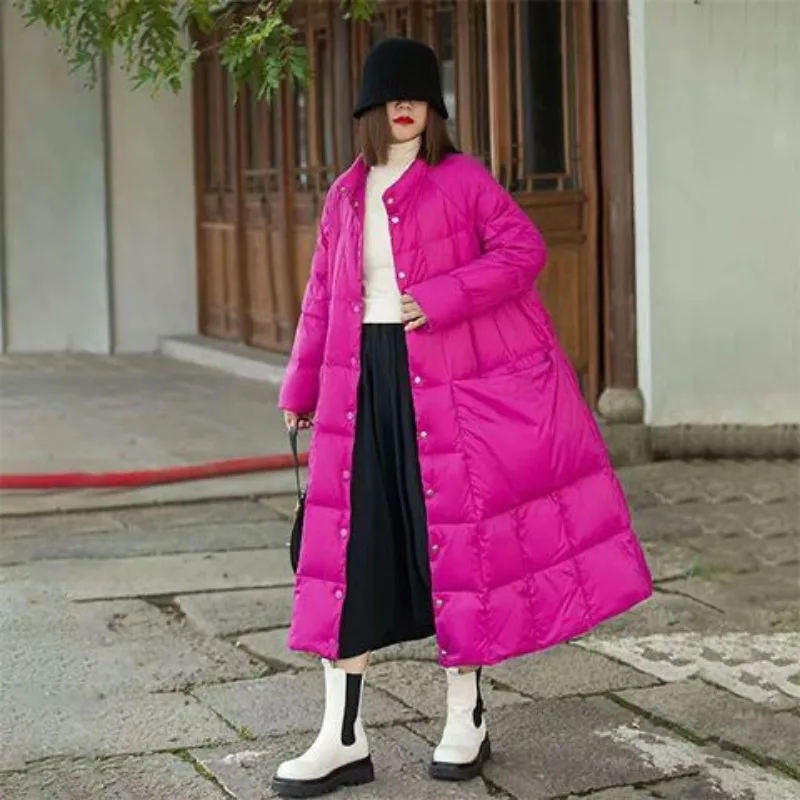 Oversize Long Down Jacket Big  - Winter Clothing Brand avaliação e preço