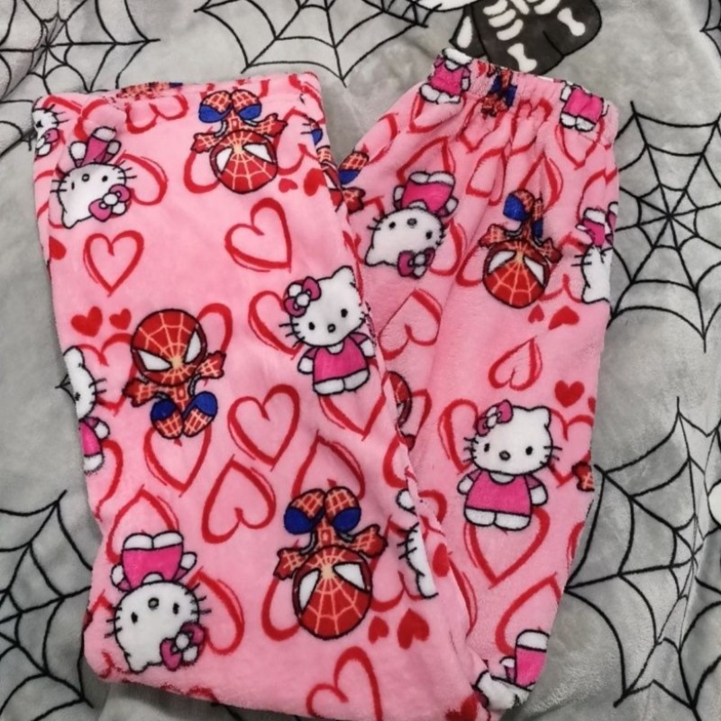 Hot Hello Kitty Flannel Pajama - Winter Clothing In Japan avaliação e preço