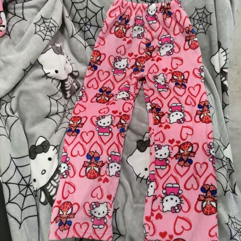 Hot Hello Kitty Flannel Pajama - Winter Clothing In Japan avaliação e preço