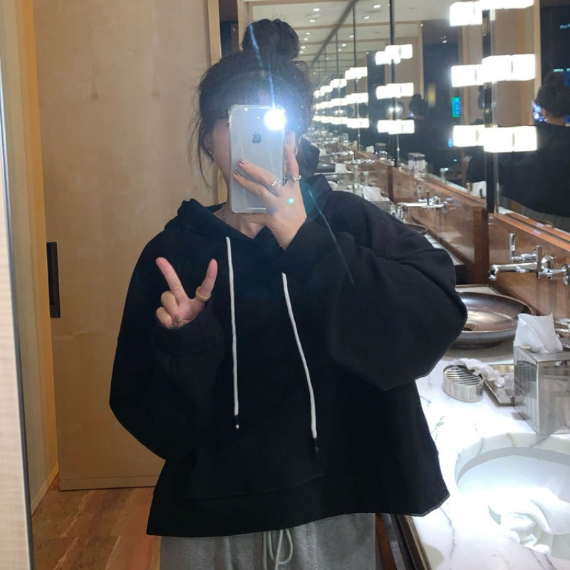 Cropped Plain Outerwears Essen - Winter Clothing Essentials For Women avaliação e preço