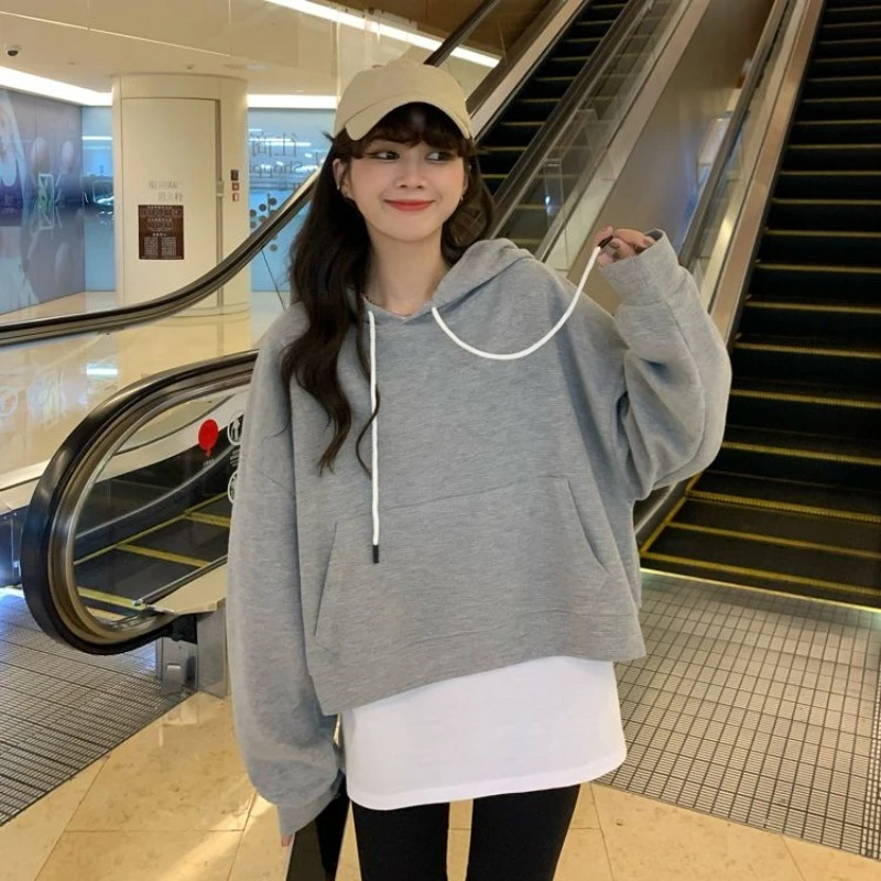 Cropped Plain Outerwears Essen - Winter Clothing Essentials For Women avaliação e preço