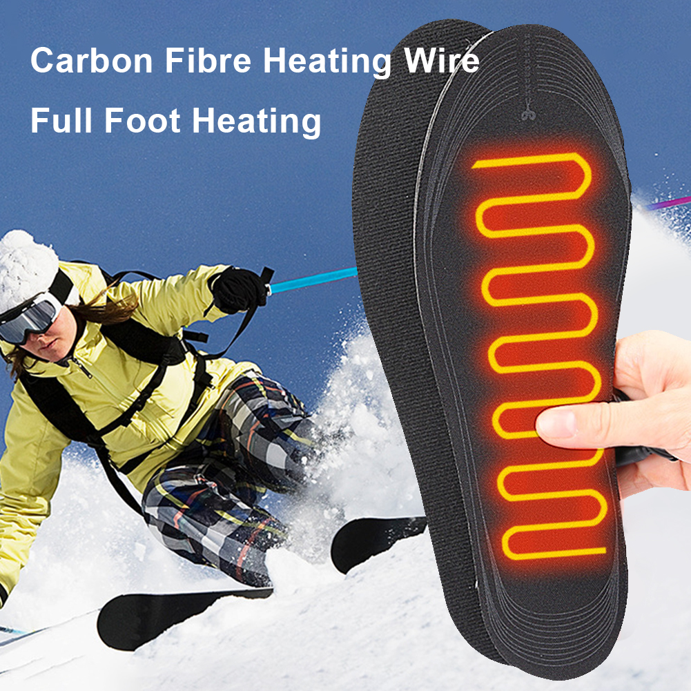 USB Heated Shoe Insoles Electr - Heated Insole Rechargeable avaliação e preço