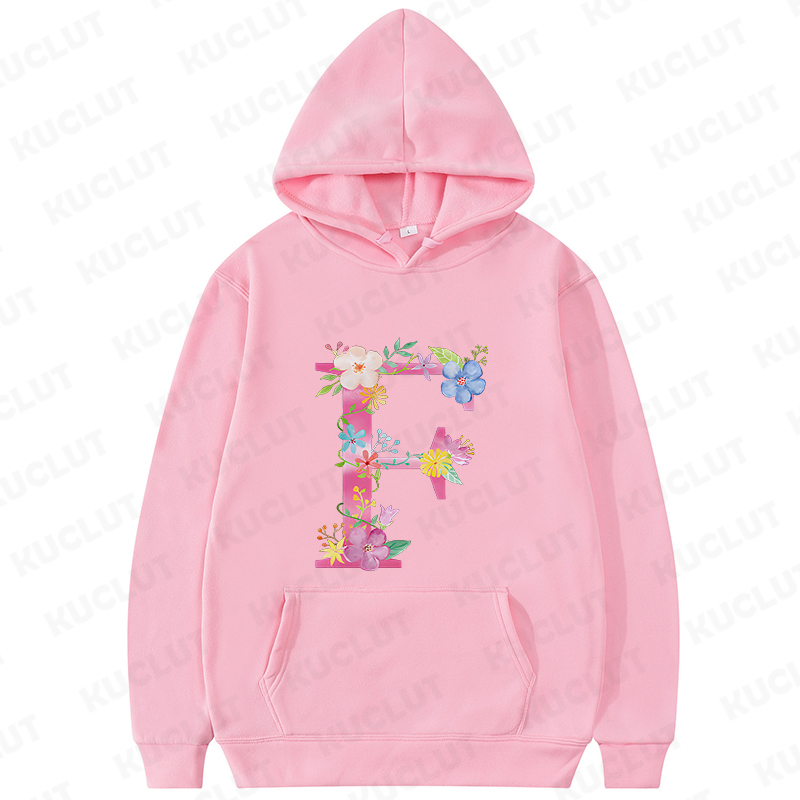 26 Alphabet A-Z Pink Flower Le - Winter Clothing Essentials For Women avaliação e preço