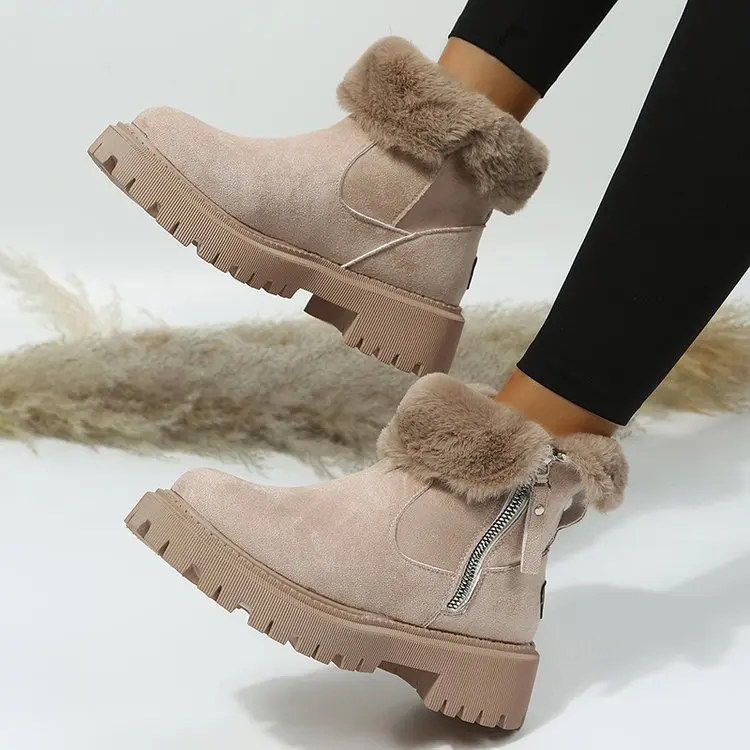 Women's Winter Snow Boots Warm - Snow Boot Fur Lined avaliação e preço
