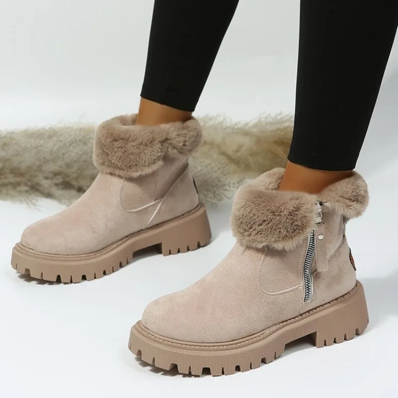 Women's Winter Snow Boots Warm - Snow Boot Fur Lined avaliação e preço